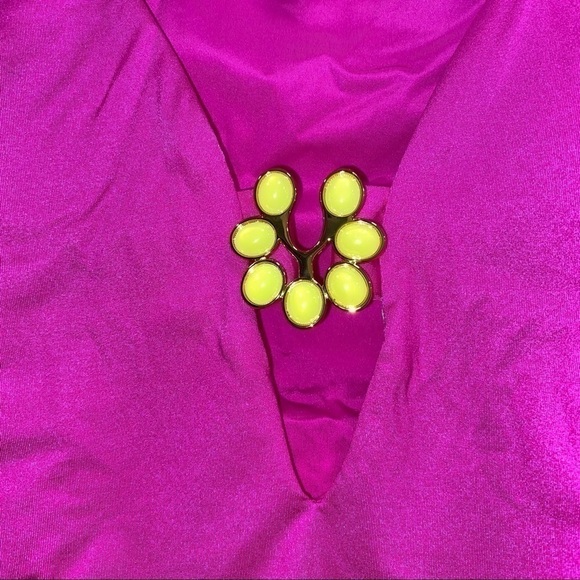 New Size Xs Trina Turk Bijou Solids Paddle One Piece Swimsuit NWT - Picture 5 of 7